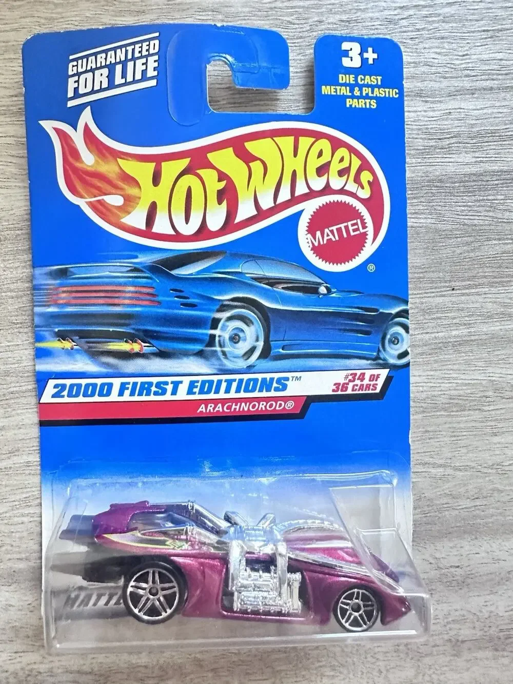 Mattel 2000 Hot Wheels First Editions # 94 Arachnorod 34/36 New H33
